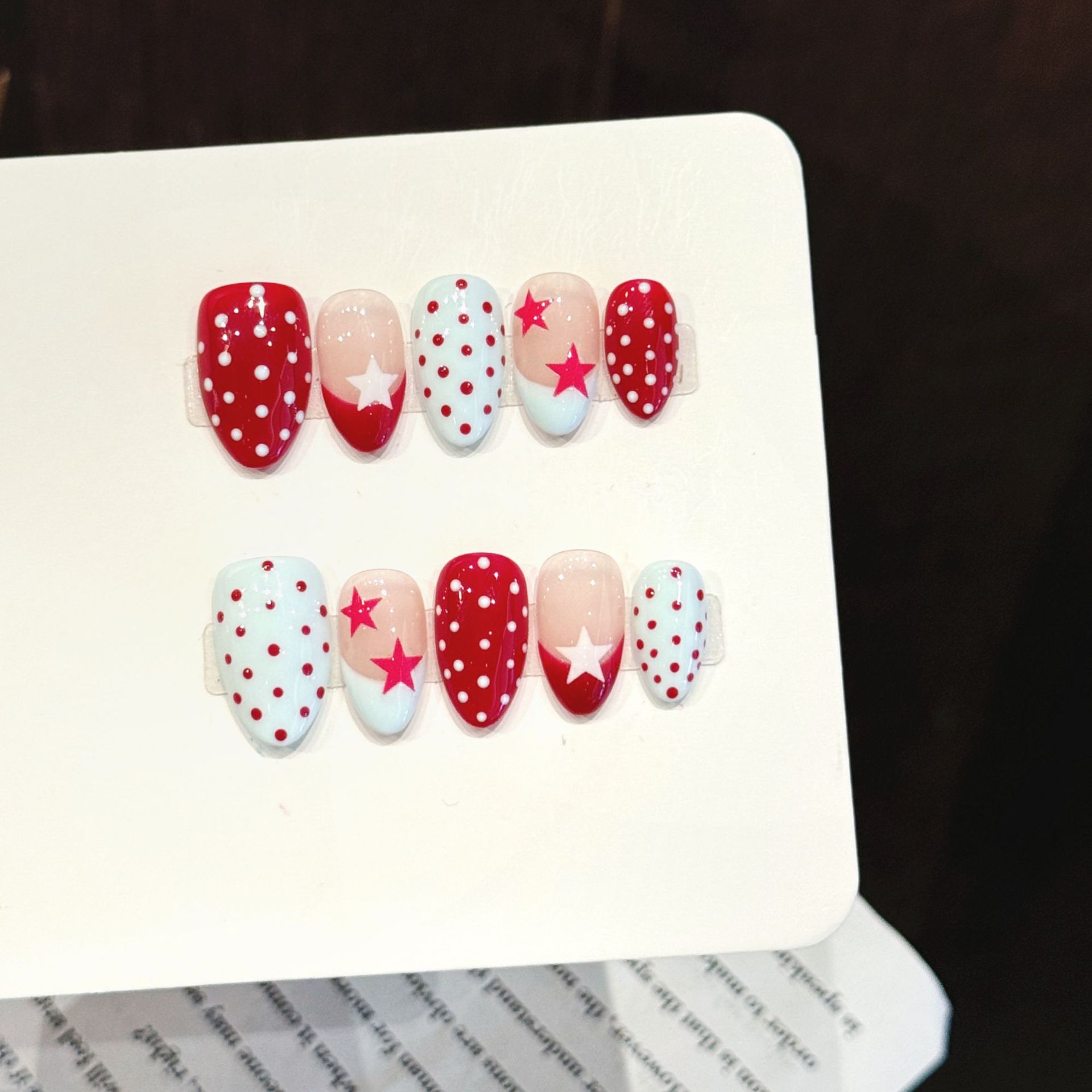 Nail Art Aesthetic - 10 Stück Y2k fünfzackige Sterne zum