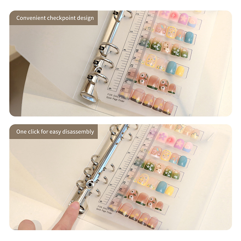 Nail Art One Piece - NEUES Nail-Art-Aufbewahrungsbuch mit Großer Kapazität, Ausstellungs-Fotoalbum,