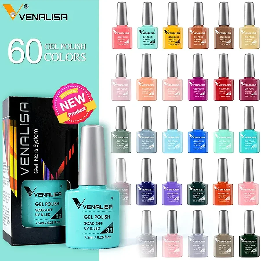 Nail Art One Piece - Venalisa Luxus Farbgel Nagellack - UV