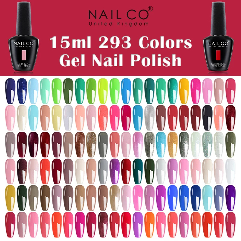 Nail Art One Piece - Nailco 15ml schwarz weiß rot rosa