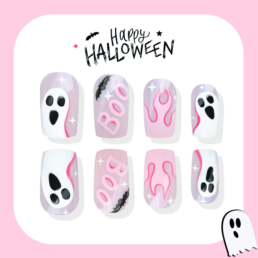 24 Stück Halloween Press-On-Nä – Nail Art Pink Bewertung und Preis