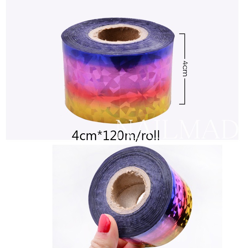 1 rolle 120m * 4cm Holographis – Nail Art Xl Bewertung und Preis