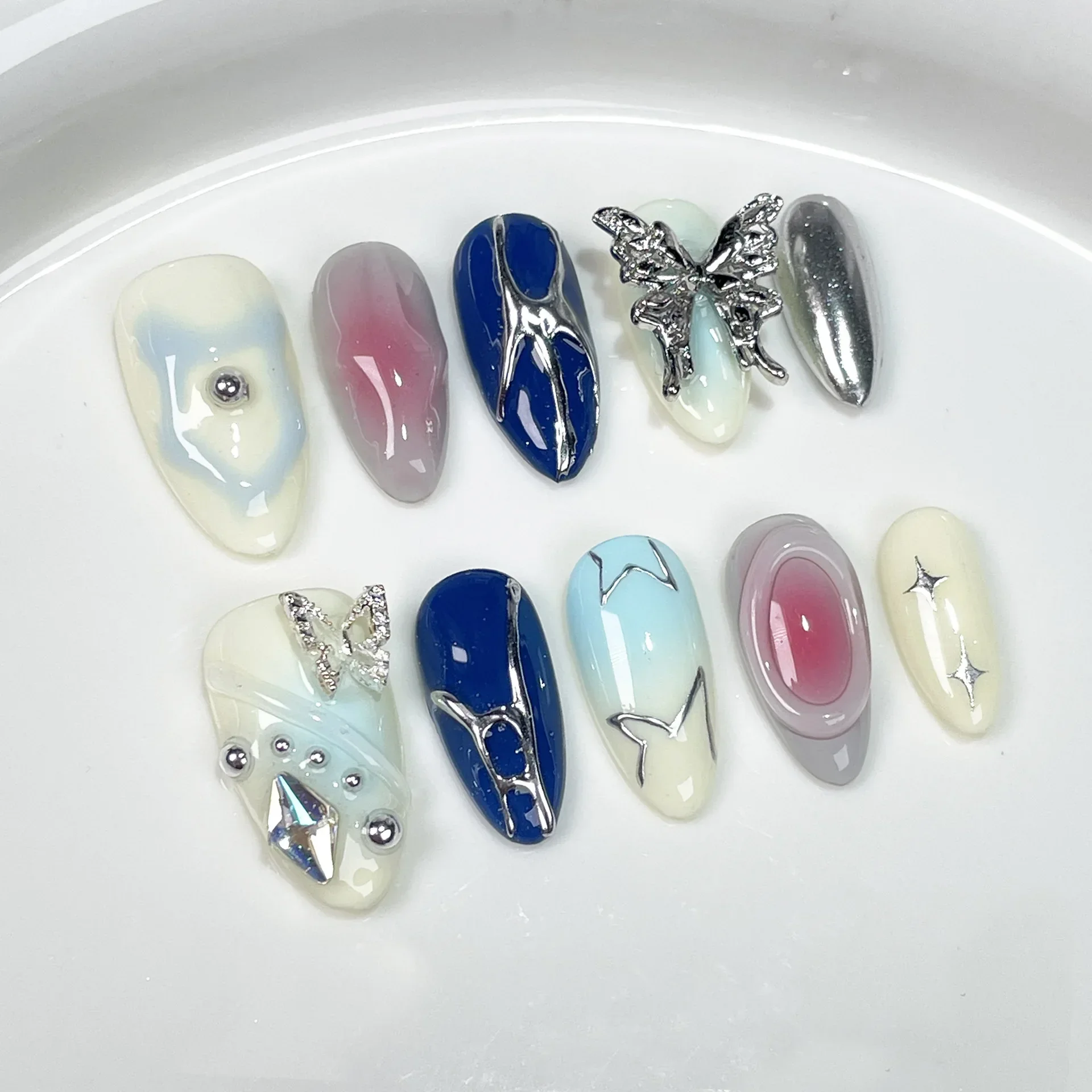 10 Stück Hot Cool Press On Nai – Nail Art Pink Bewertung und Preis