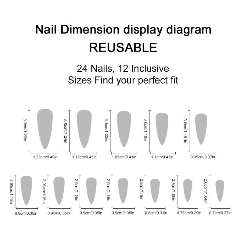 24 Stück Y2k Lange Stiletto Au – Nail Art Zebra Bewertung und Preis