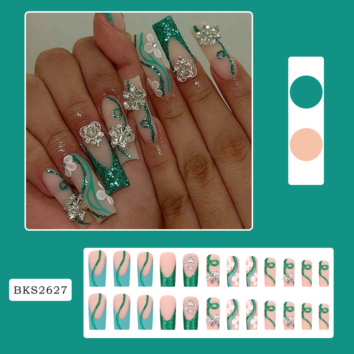 Lange Sarg presse auf Nägel Ba – Nail Art Aesthetic Bewertung und Preis