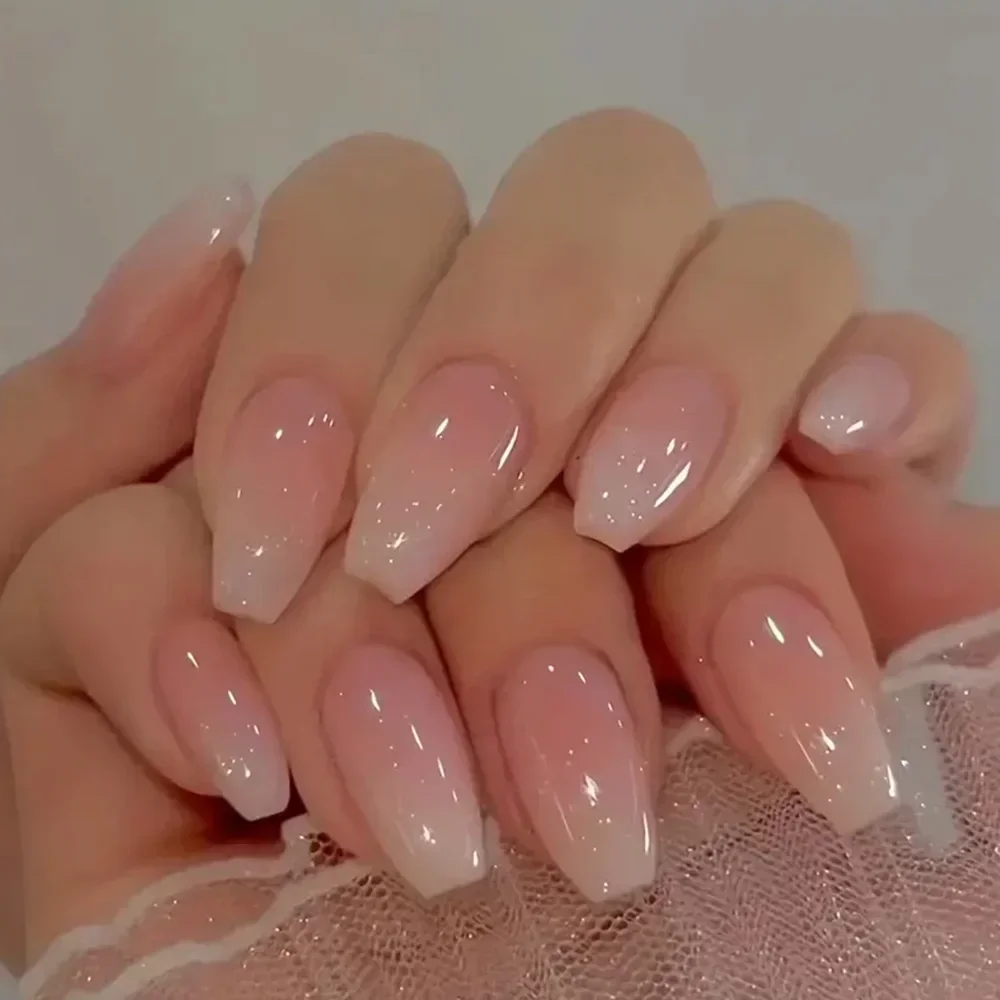 24 Stück Press on Nails Schwar – Nail Art Pink Bewertung und Preis