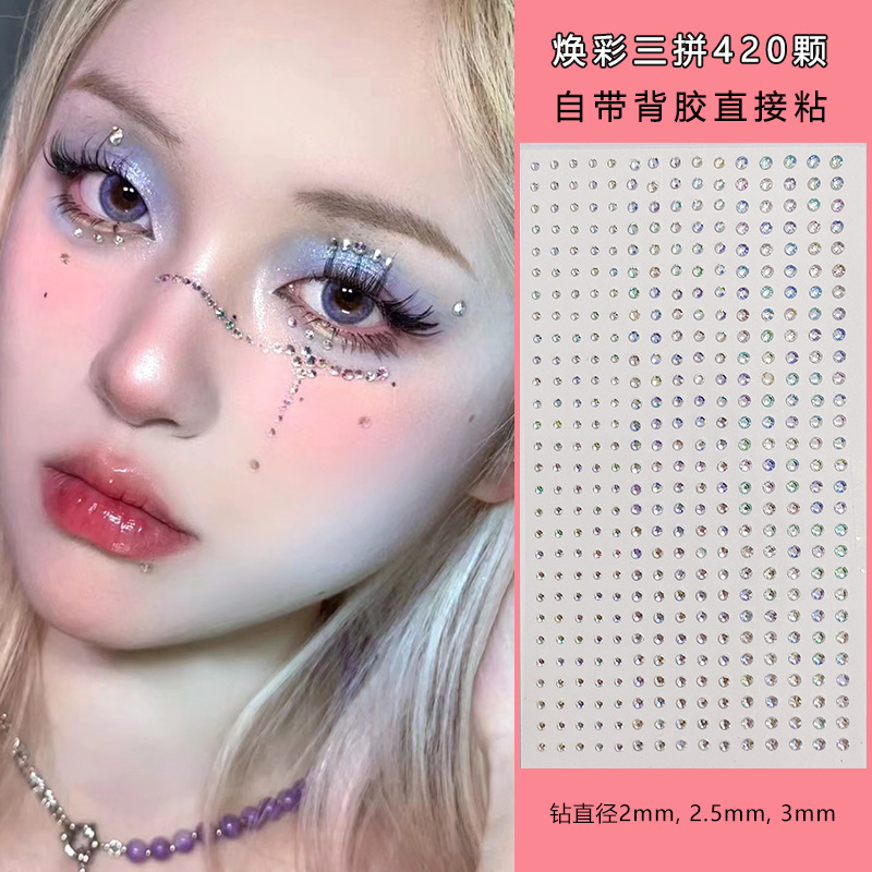 Weiße Strasssteine 2mm 3mm 4mm – Rhinestone Nail Gem Bewertung und Preis