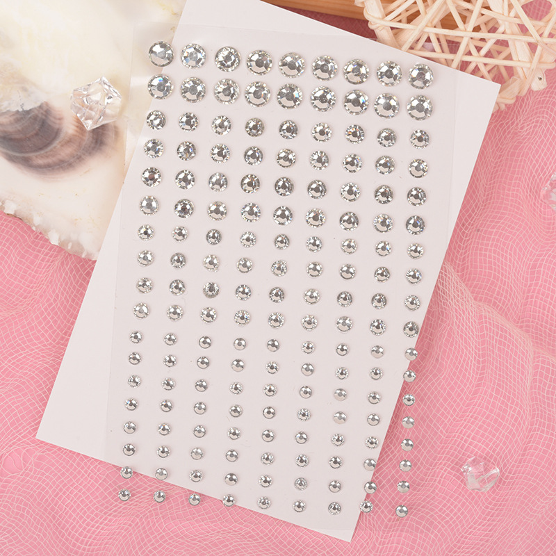Weiße Strasssteine 2mm 3mm 4mm – Rhinestone Nail Gem Bewertung und Preis