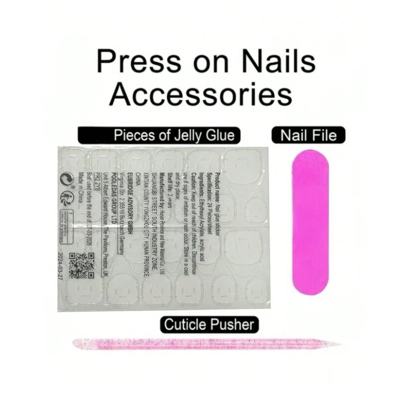 Entenschnabel-Press-On-Nägel,  – Nail Art Zebra Bewertung und Preis