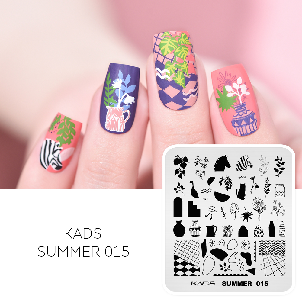 KADS Sommer 015 Nail art Platt – Nail Art Zebra Bewertung und Preis