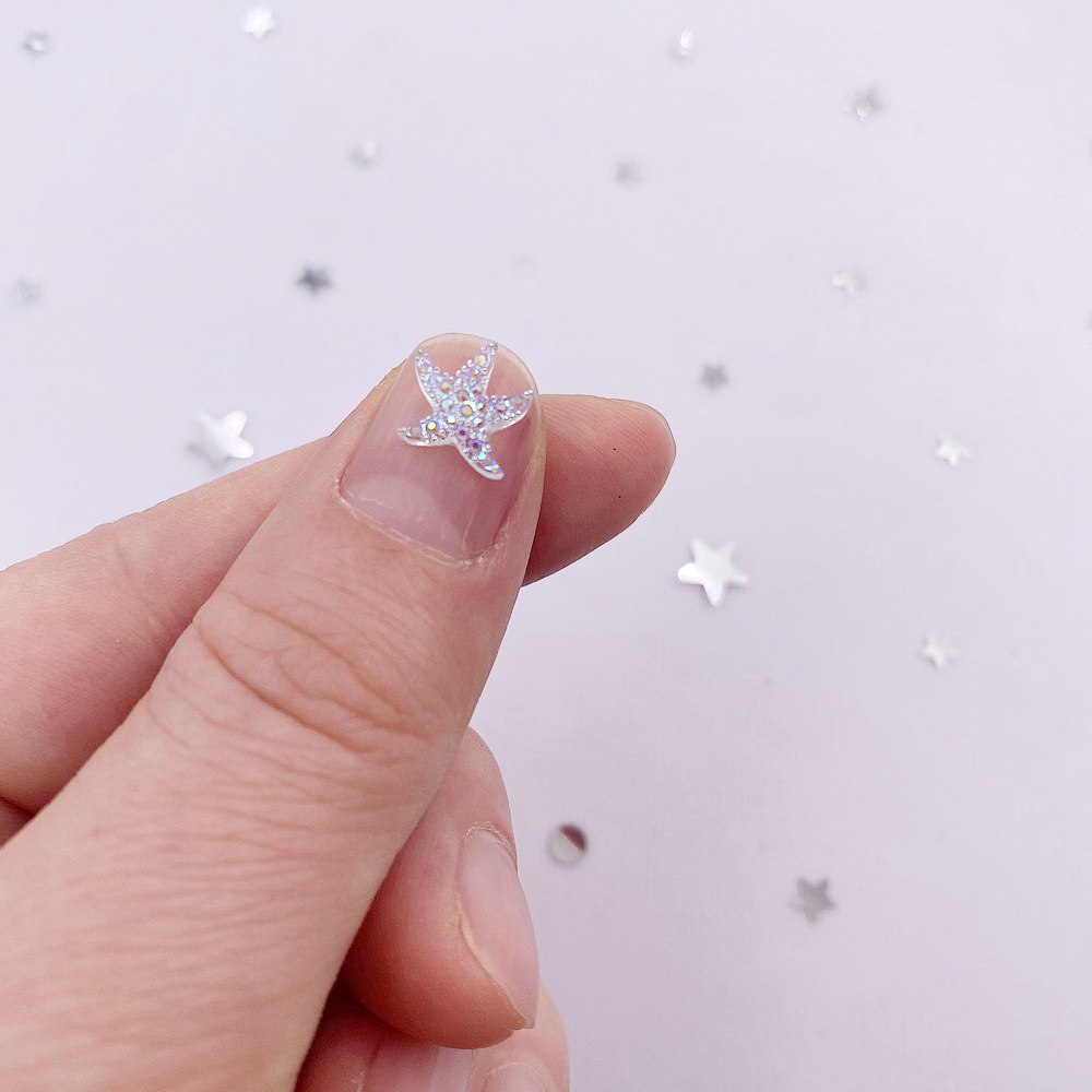 10mm Mini Shiny Star Nail art  – Rhinestone Nail Gem Bewertung und Preis