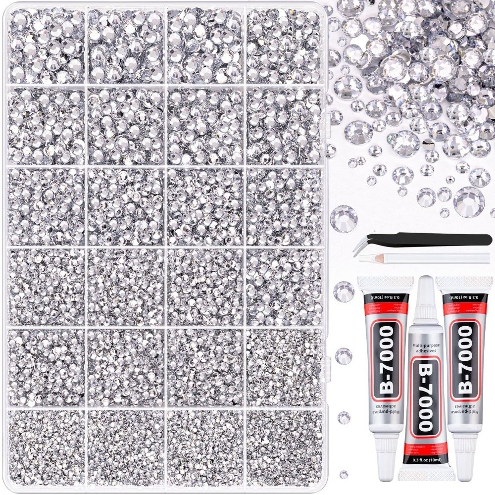 Mehrfarbiges Harz-Strass-Set D – Rhinestone Nail Gem Bewertung und Preis