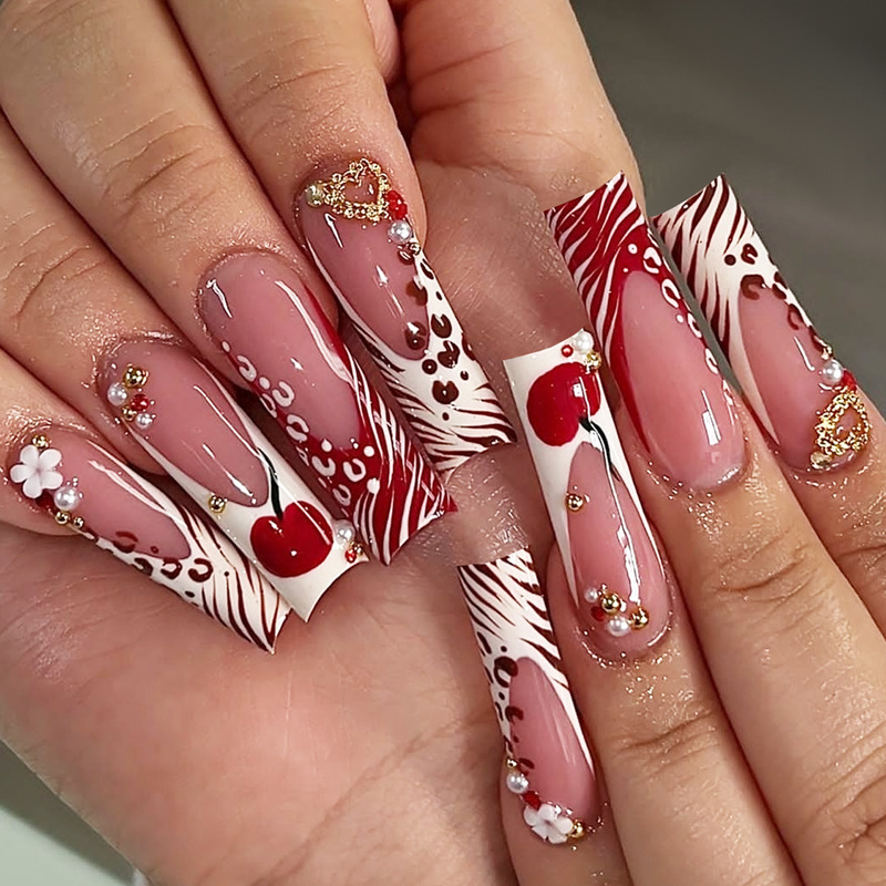 24 Stück Lange Sargförmige Pen – Nail Art Zebra Bewertung und Preis