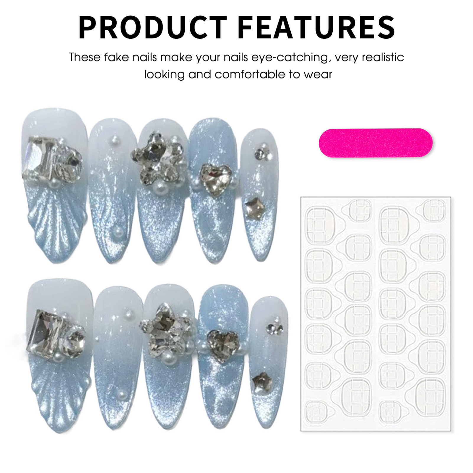 10 Stück Sommerliche Frische H – Nail Art Aesthetic Bewertung und Preis