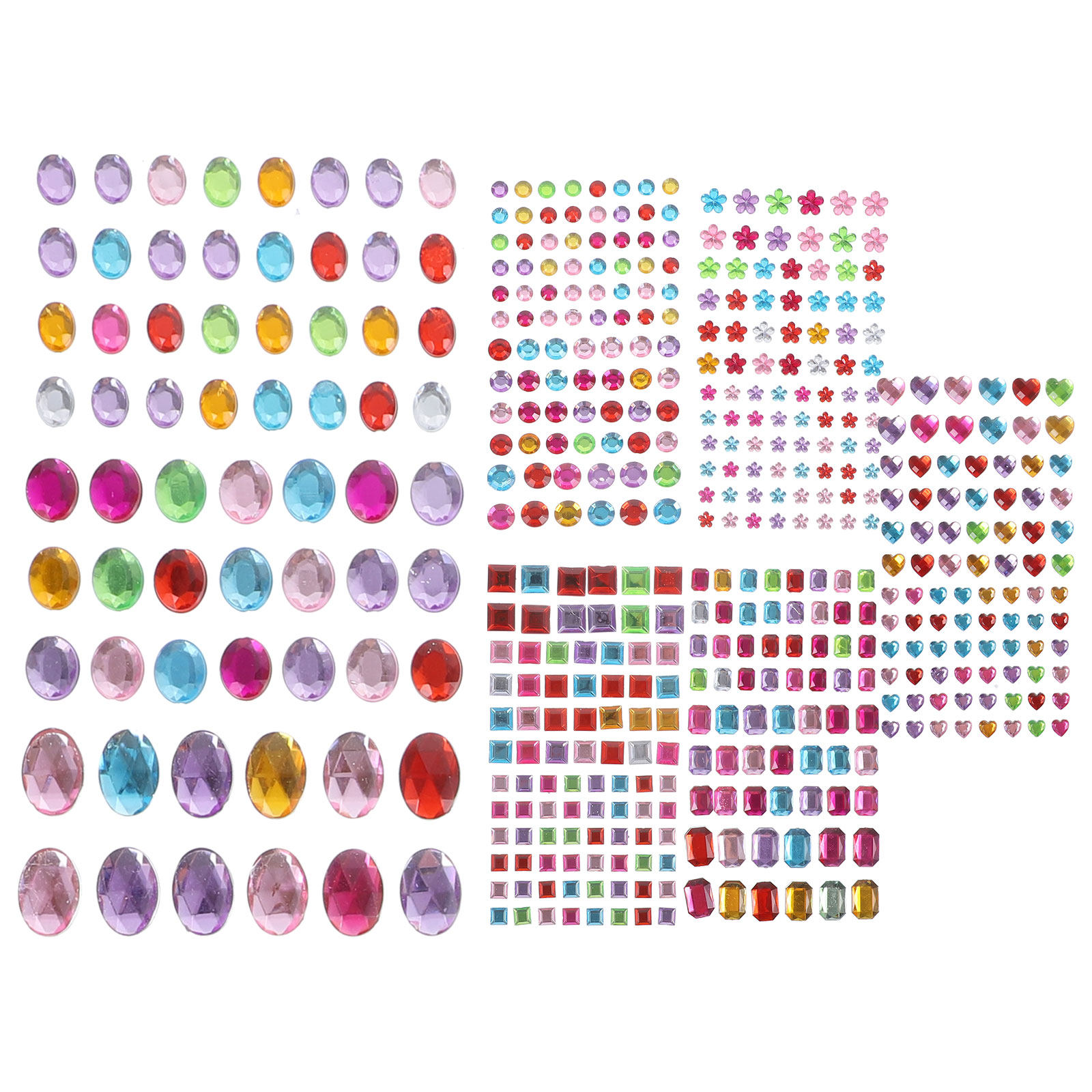 12 Blatt Acryl-Kleberhinsteine – Rhinestone Nail Gem Bewertung und Preis