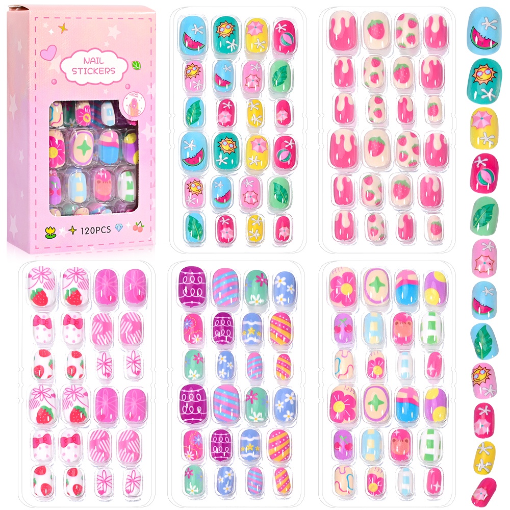 120-teiliges 5er-Set Candy Kid – Nail Art Pink Bewertung und Preis