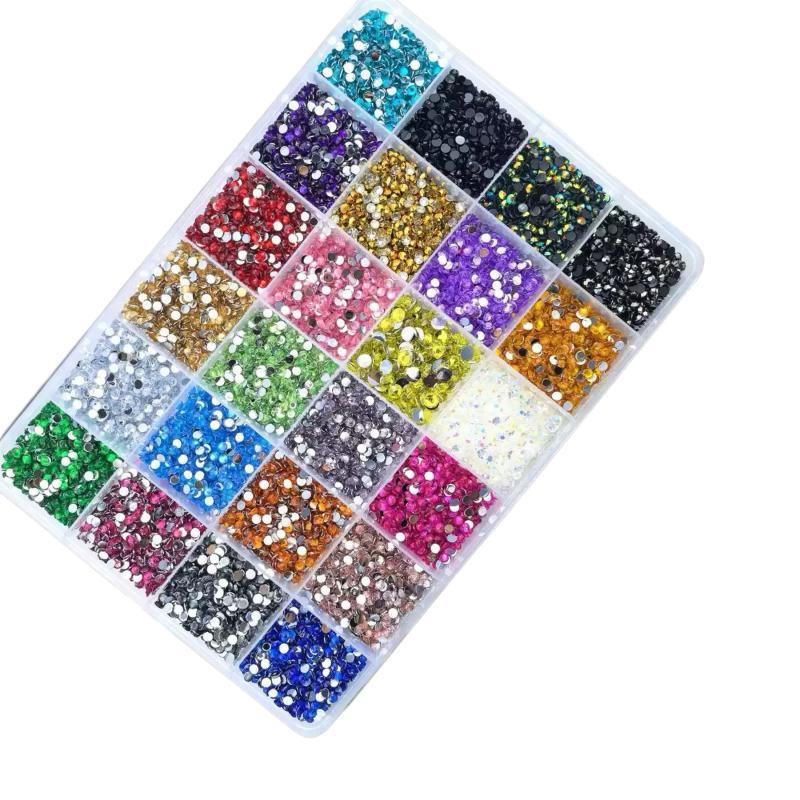 15 Farben Harz-Strass-Set, Jel – Rhinestone Nail Gem Bewertung und Preis