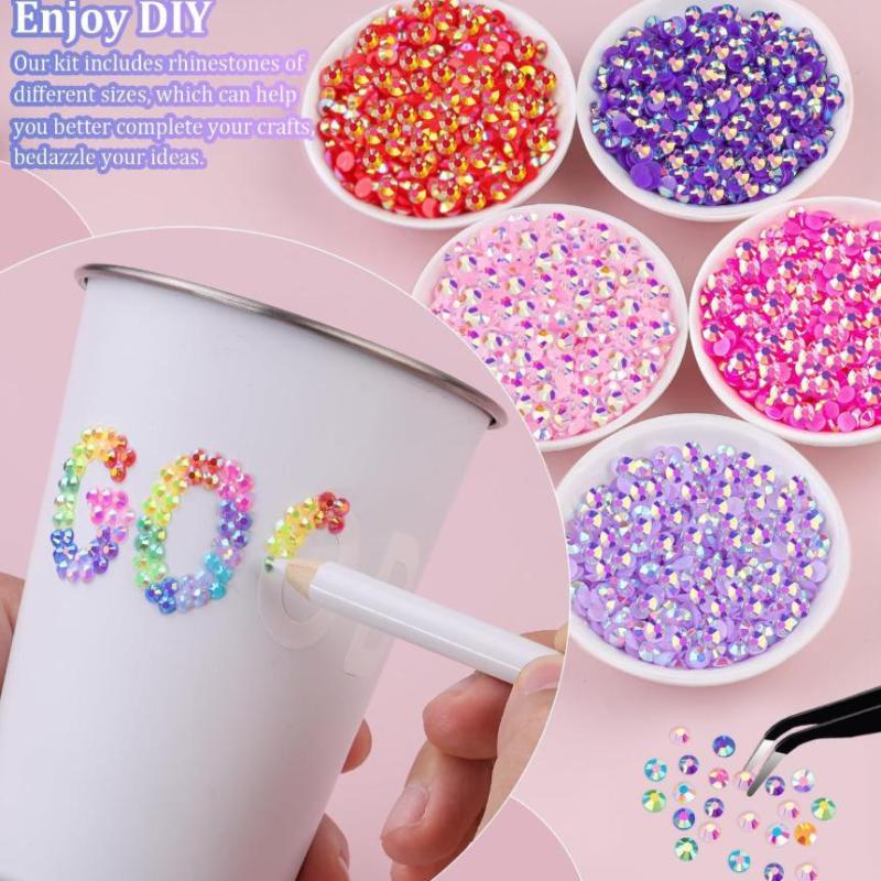 15 Farben Harz-Strass-Set, Jel – Rhinestone Nail Gem Bewertung und Preis