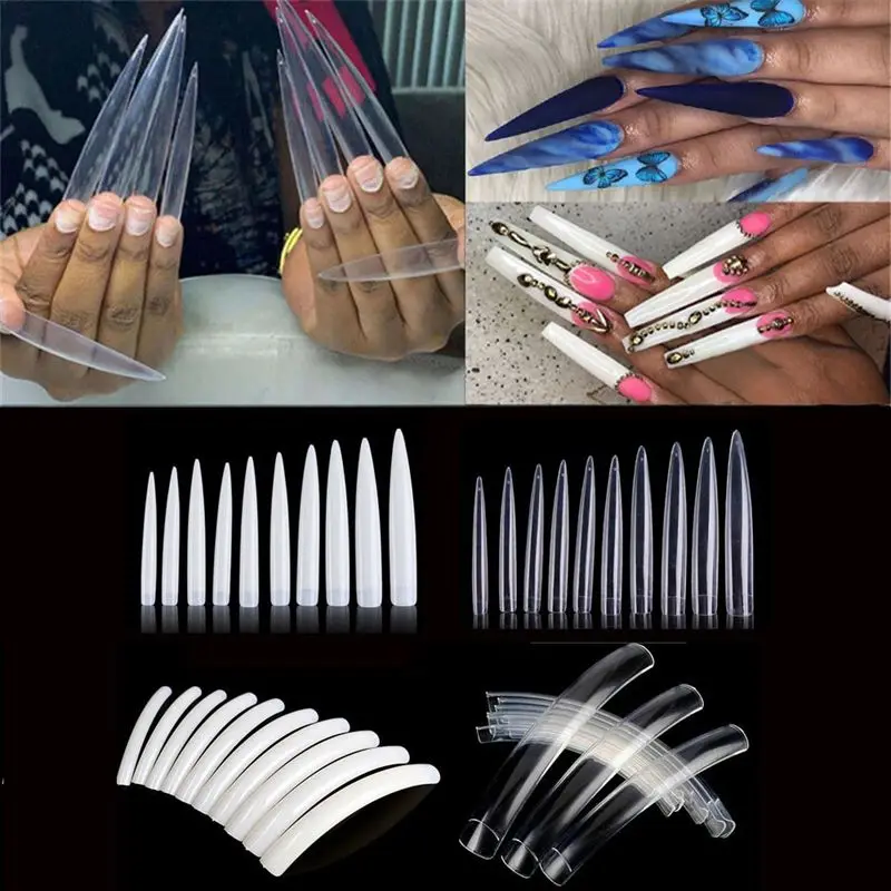Klare natürliche extra lange k – Nail Art Xl Bewertung und Preis